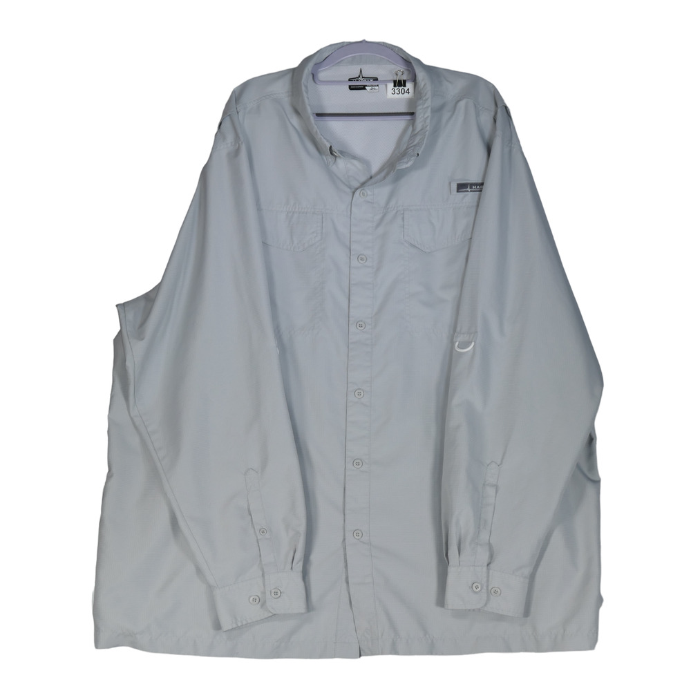 Habit Long Sleeve Shirt Mens 3XL Performance Fishing Hiking SPF 40 Button Up